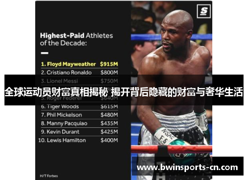 全球运动员财富真相揭秘 揭开背后隐藏的财富与奢华生活